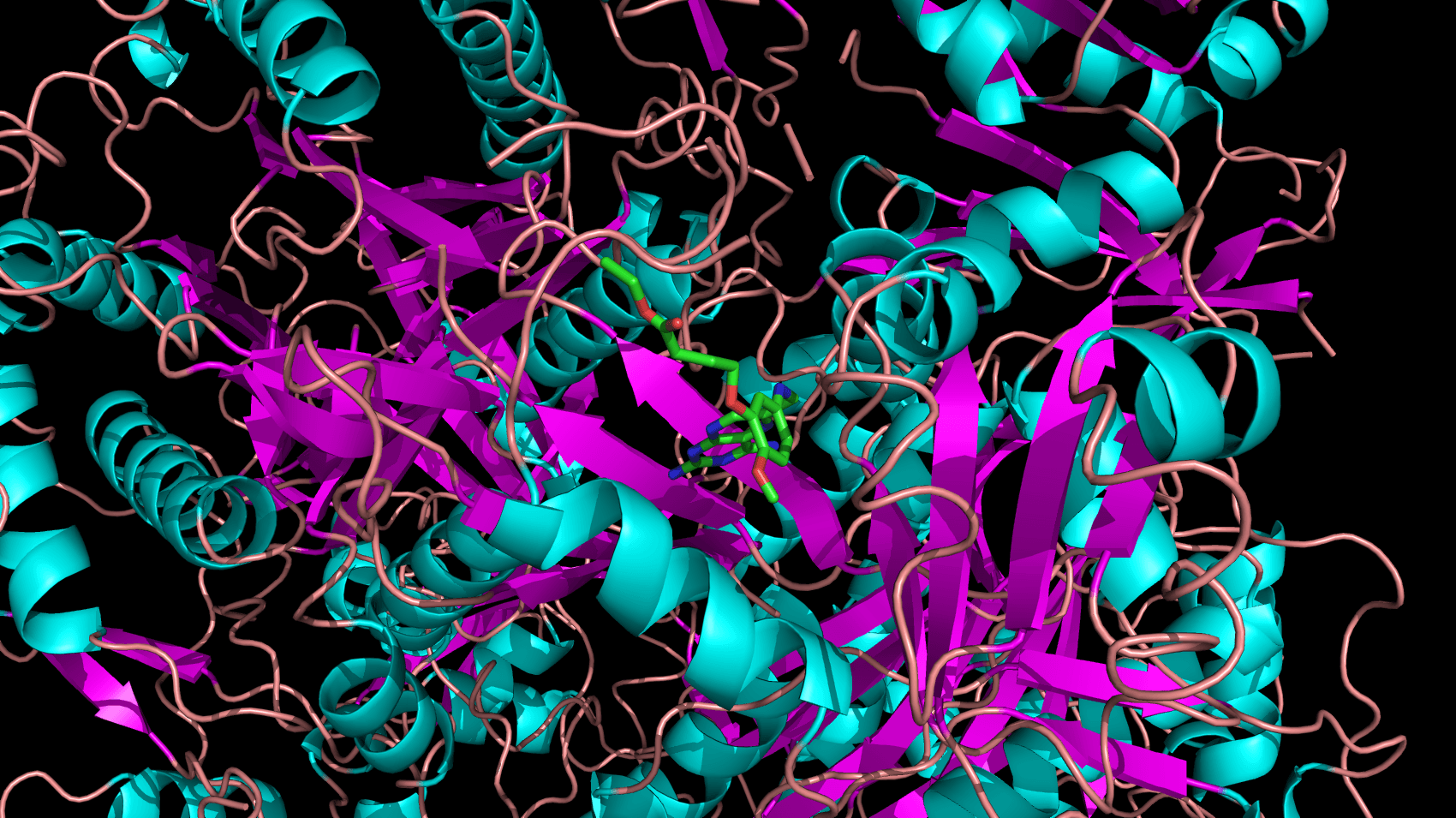 Molecular graphics banner